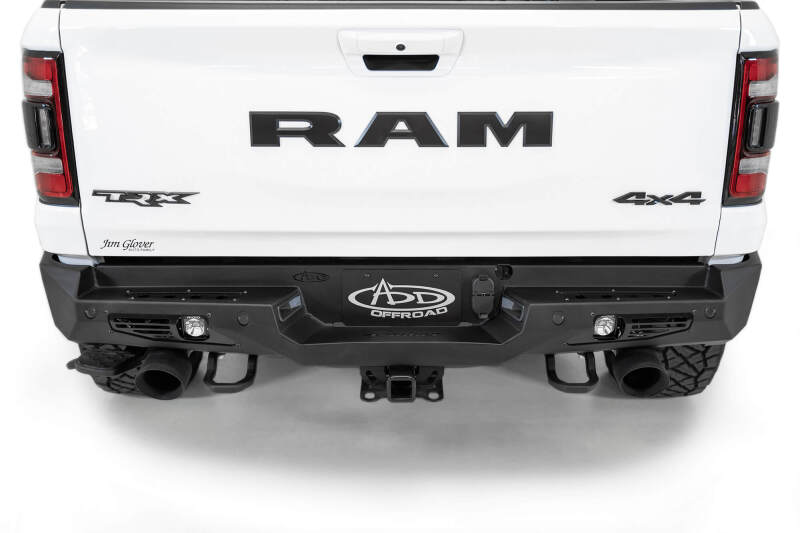 Ram 1500 TRX Bumper - Rear - Addictive Desert Designs - Bomber - Hammer Black - `21-`27